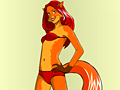 Foxy Girl Dress Up online oynamaq