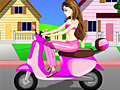 Motorbike Girl Dress Up online oynamaq