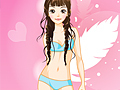 Pink Feather Dress Up online oynamaq