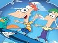 Snowboarding haqqında Phineas və Ferb: Puzzles online oynamaq