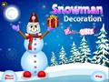 Snowman Dekorasiya online oynamaq